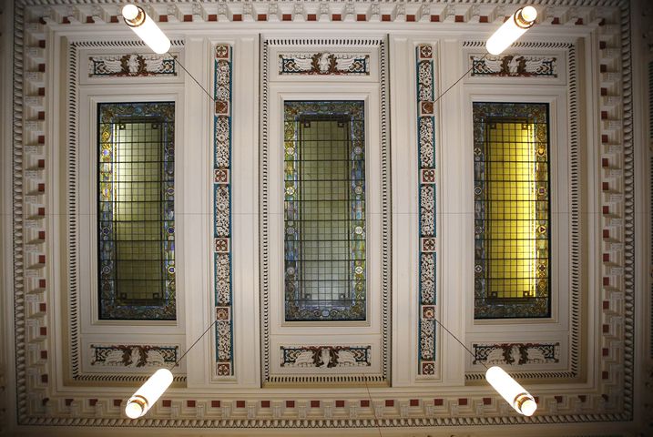 SEE:  Interior views of Memorial Hall