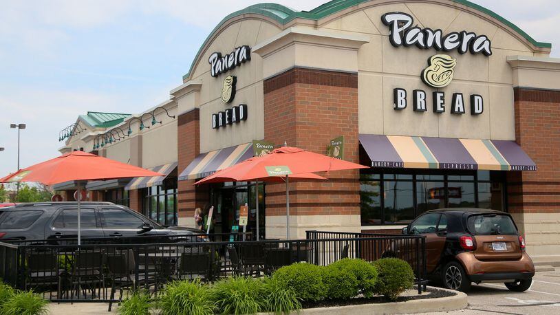 Panera Bread franchisee Covelli Enterprises will hire at least 120 new employees as it offers Panera Delivery at 16 of its 21 locations in the Cincinnati area, including Butler and Warren counties, including this one at 7725 Voice of America Centre Drive in West Chester Twp. GREG LYNCH/STAFF