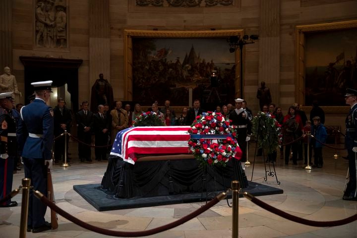 Photos: President George H.W. Bush funeral