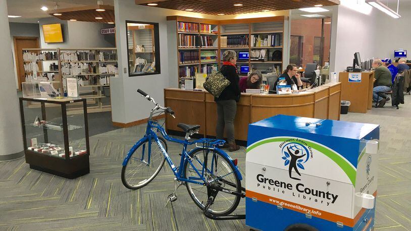 Beavercreek Community Library celebrates building renovations with a grand reopening at 3 p.m. today. CHUCK HAMLIN/STAFF