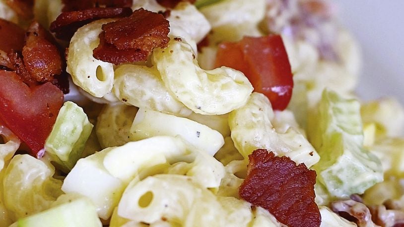 Macaroni salad is an easy dish to share with friends in need, or to bring to a potluck. Contributed by Perre Coleman Magness