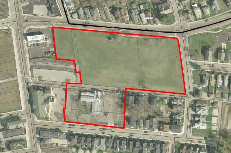 A developer wants to construct new housing on 4.4 acres of property near Wyoming and Brown streets, near the University of Dayton. CONTRIBUTED