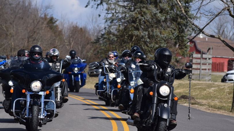 Notorious Oulaws biker gang leader Harry Joseph “Taco” Bowman was buried in Dayton Saturday. Thousands of Outlaws attended the service from across the country. Bowman was serving two life terms in prison and was once on the FBI’s Ten Most Wanted list.