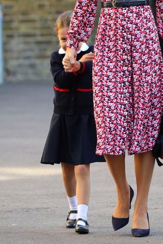 Photos: Princess Charlotte joins big brother Prince George for first day of school