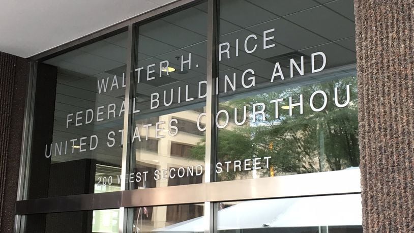 The Walter H. Rice Federal Building and U.S. Courthouse in downtown Dayton. THOMAS GNAU/STAFF