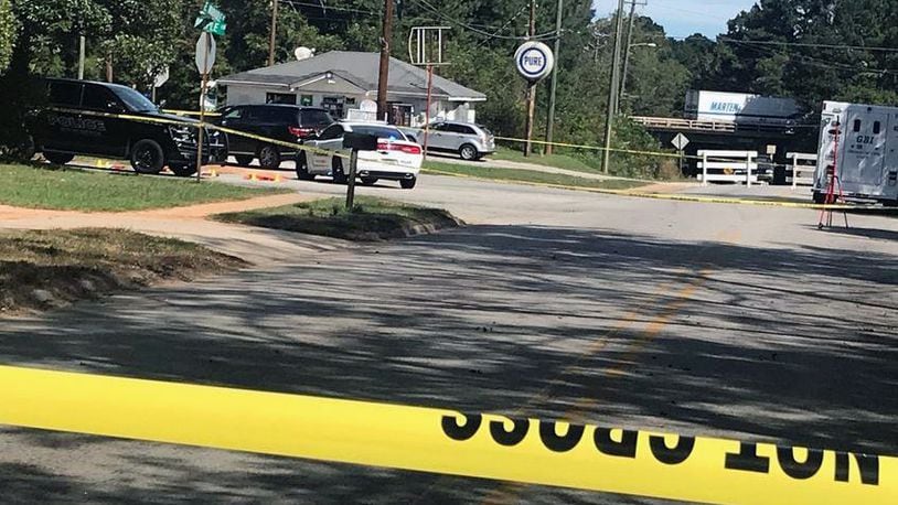 Officials with the Georgia Bureau of Investigation are investigating an officer-involved shooting in Monroe, Georgia, on Thursday, Oct. 18, 2018.