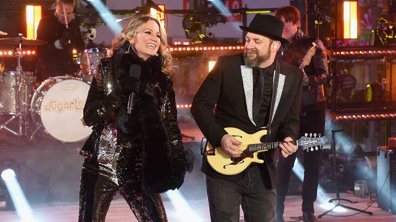 Sugarland is releasing its first album in seven years, "Bigger," June 8.  (Photo by Nicholas Hunt/Getty Images for dick clark productions)