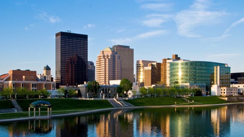 Dayton Ohio skyline