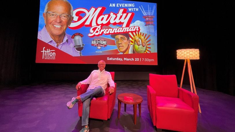 The Fitton Center will host An Evening with Marty Brennaman at 7:30 p.m. March 23 at Fitton Center Creative Arts, 101 S. Monument Ave., Hamilton. CONTRIBUTED