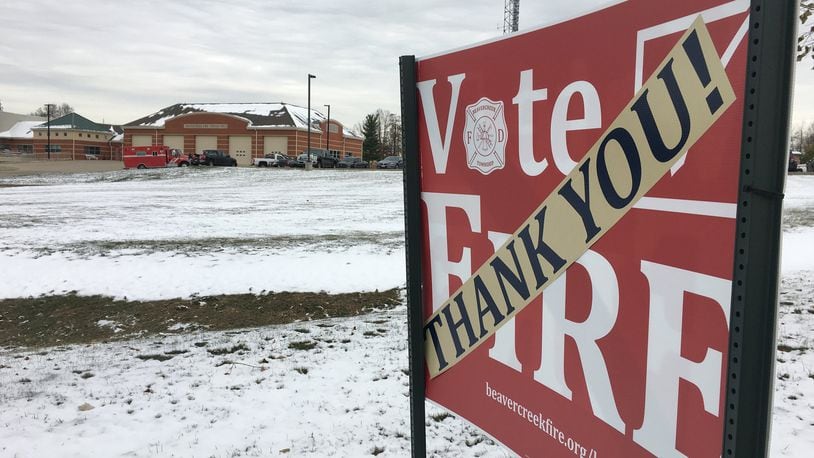 Beavercreek Twp. voters passed a new continuous tax to support fire and EMS services 59% to 41%. RICHARD WILSON/STAFF