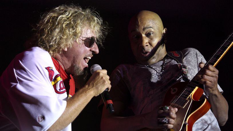 Sammy Hagar and the Circle perform at SunFest on Thursday, April 30, 2015, in West Palm Beach. (Madeline Gray / The Palm Beach Post)