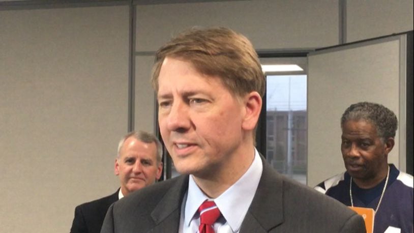 Rich Cordray, a Democratic candidate for Ohio governor, in Dayton on March 27, 2018. WILL GARBE / STAFF