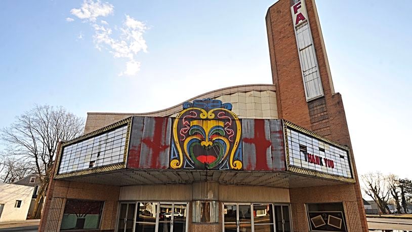 A Fairborn group awarded $500,000 in federal funds to restore a movie theater now has tax-exempt status, eliminating taxes owed since 2022, according to the Ohio Department of Taxation. MARSHALL GORBY/STAFF
