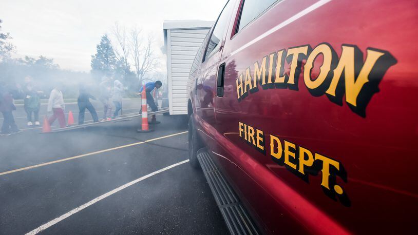 Hamilton fire vehicle. NICK GRAHAM/STAFF