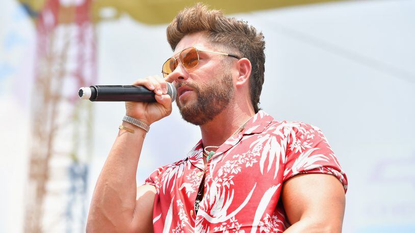 NASHVILLE, TN - JUNE 08:  (EDITORIAL USE ONLY) Chris Lane performs during the 2018 CMA Music festival at the  on June 8, 2018 in  (Photo by Erika Goldring/Getty Images)