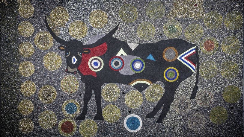 The Dayton Art Institute’s summer exhibition, Ubuhle Women: Beadwork and the Art of Independence, showcases a new form of bead art, the ndwango (cloth), developed by a community of women living and working together in rural KwaZulu-Natal, South Africa. CONTRIBUTED