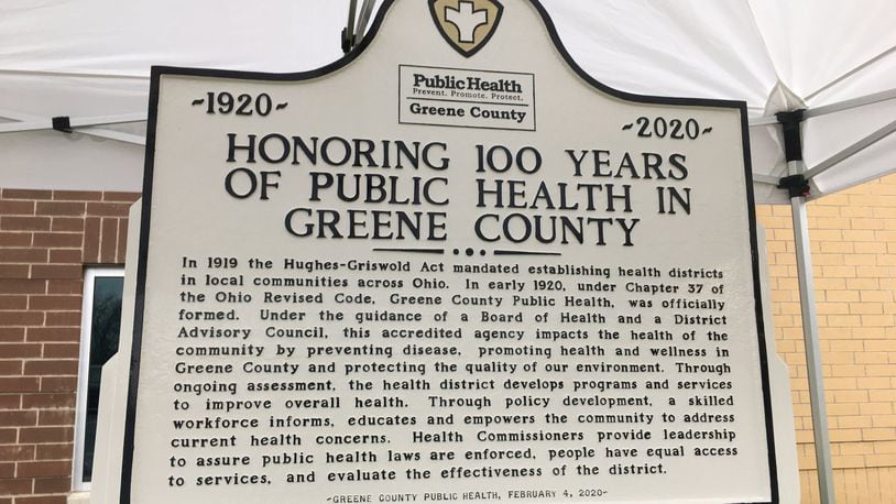 The Greene County Board of Health celebrated its centennial on Feb. 4. Staff photo / Sarah Franks