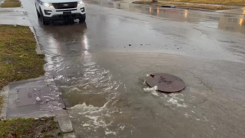 Record rainfall overwhelms Dayton storm sewer