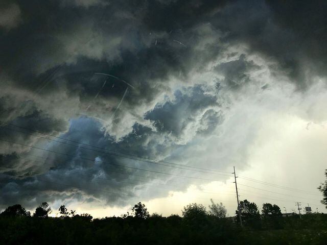 Storm clouds in Miami Twp.