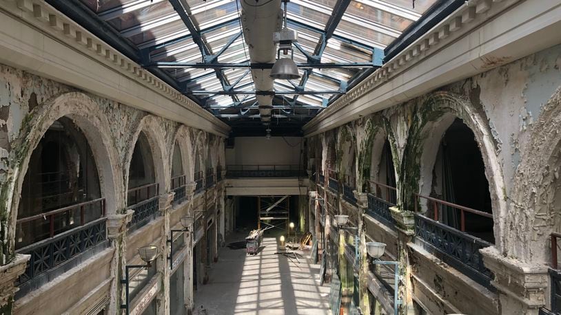 The Third Street Arcade project will rehab an elaborate facade and two-story, sky-lit arcade into a mix of uses, according to the developer’s application for tax credits.