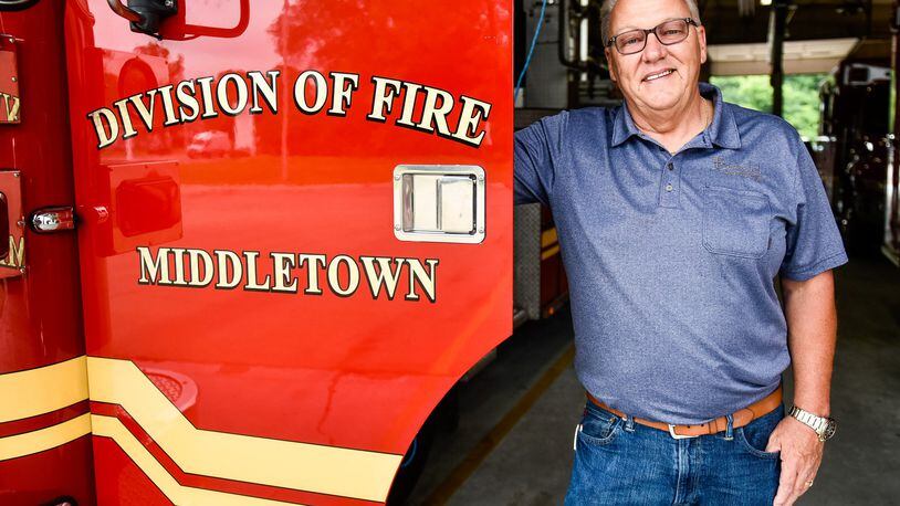 Jim Tinch, a pastor with Berachah Church, is the new chaplain for the Middletown Division of Fire. NICK GRAHAM/STAFF