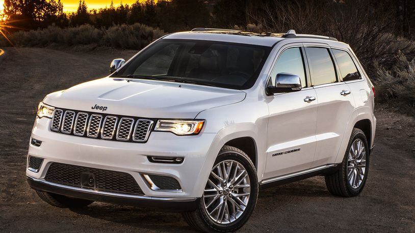 For 2017, the Jeep Grand Cherokee Summit models boast a new, hand-crafted leather interior and a new exterior appearance (front fascia, fog lamps, grille). Jeep photo