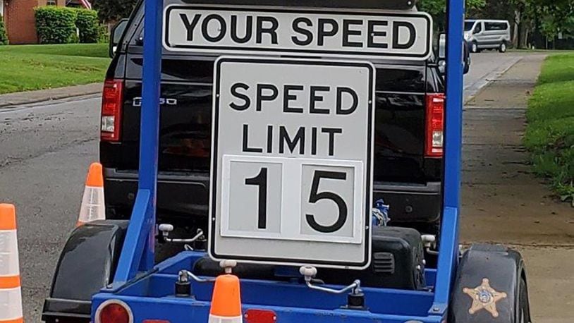 In the interest of safety, the 88th Security Forces Squadron has increased its speed enforcement efforts in Wright-Patterson Air Force Base’s base housing areas. As a reminder the speed limit within all housing areas is 15 mph. Violators will be cited. (Contributed photo)