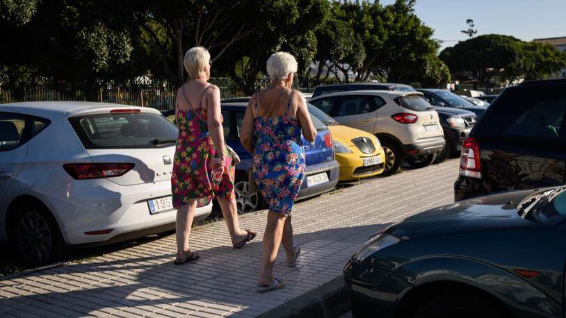 MIJAS, SPAIN - JULY 24:  Two pensioners walk towards the beach on July 24, 2017 in Mijas, Spain.  With Brexit discussions yet to provide answers to a number of questions relating to those who choose to live abroad while retaining a British passport, the mood among expats remains uncertain as to what the future holds.  (Photo by Leon Neal/Getty Images)