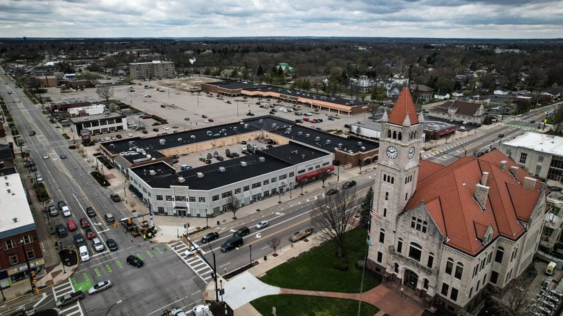 Xenia Town Square is in the planning stage for development in the future. JIM NOELKER/STAFF