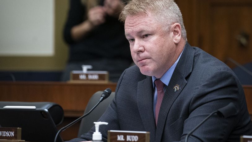 U.S. Rep. Warren Davidson, a Troy Republican, compared COVID mandates to the Holocaust in a tweet that was met with swift backlash. (Al Drago/Pool via AP- FILE)