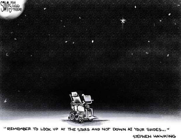 Week in cartoons: Stephen Hawking, Facebook and more