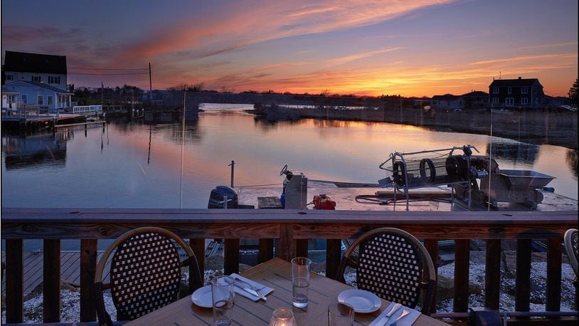 Beautiful views can be had from the patio at Matunuck Oyster Bar in South Kingstown, R.I. (Matunuck Oyster Bar)