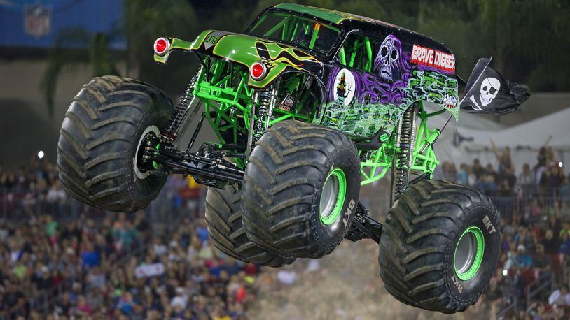 Grave Digger, one of the beloved vehicles you’ll see on the Monster Jam tour that will roll into Dayton for three shows at the Nutter Center September 29-30. CONTRIBUTED