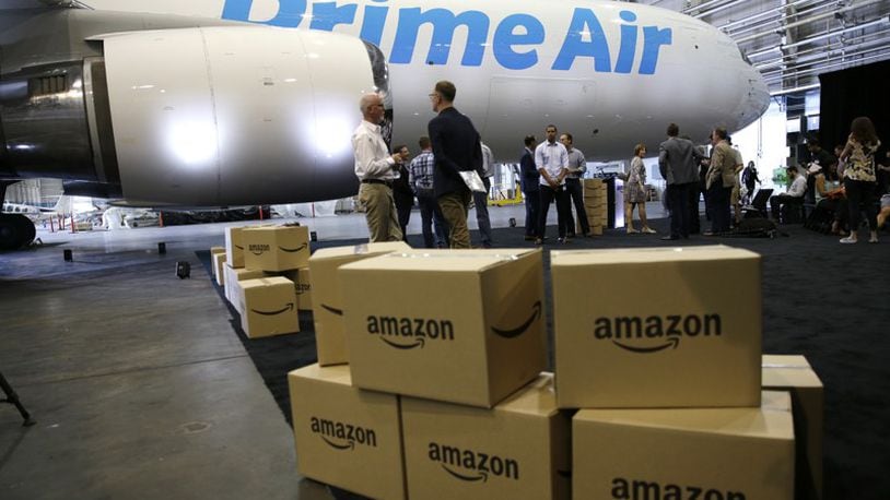 Amazon and other businesses will be busy Monday filling online orders.