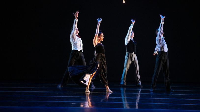 “Ghost Light,” choreographed by Penny Saunders, is one of four works that will be featured in Dayton Ballet’s upcoming concert entitled “Light and Dark.” CONTRIBUTED