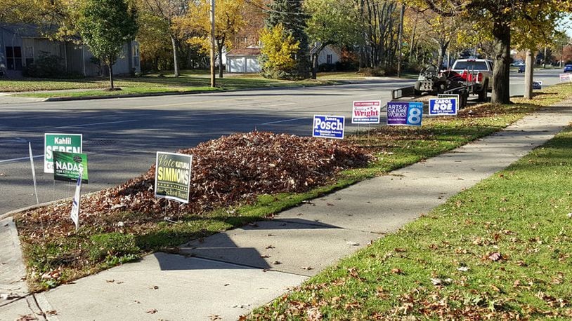 Political signs being stolen for violating laws