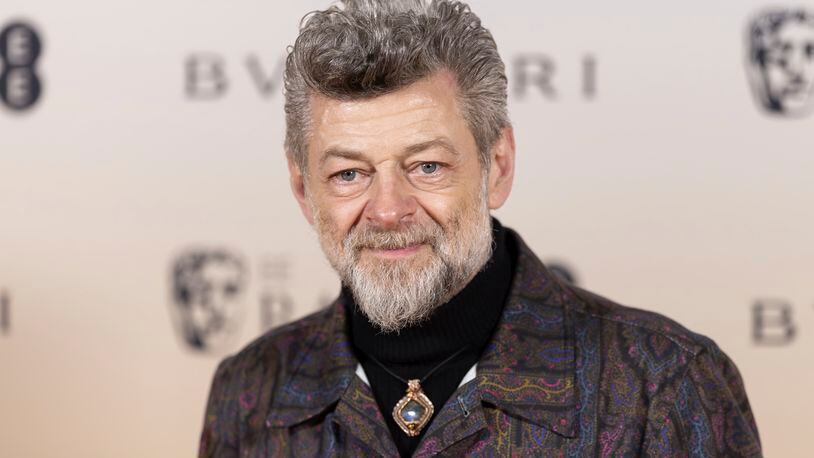 FILE - Andy Serkis appears at the BAFTA Nominees Party in London, Saturday, Feb. 17, 2024. (Photo by Vianney Le Caer/Invision/AP, File)