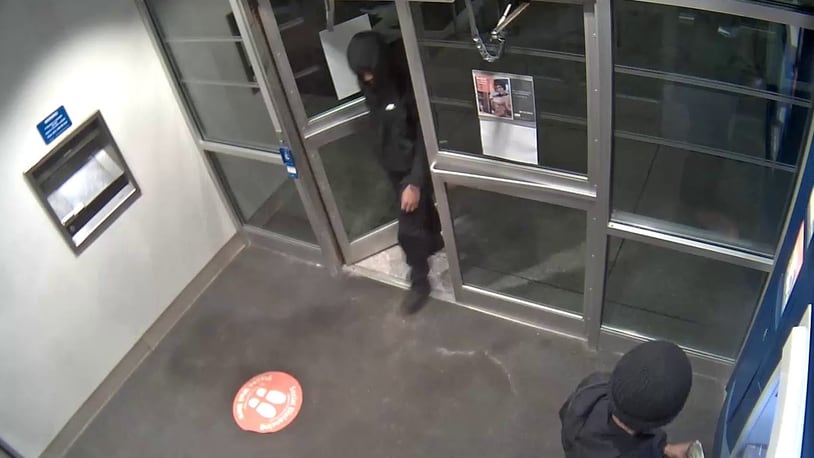 Montgomery County Sheriff's deputies are seeking information on a burglary at a PNC Bank in Harrison Twp. the day after Christmas. Photo courtesy Montgomery County Sheriff's Office