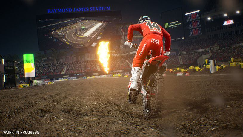 Monster Energy Supercross 2: The Official Videogame comes complete with new technical tweaks and rider aids that aim to create a much more approachable and engaging experience. (Milestone srl)