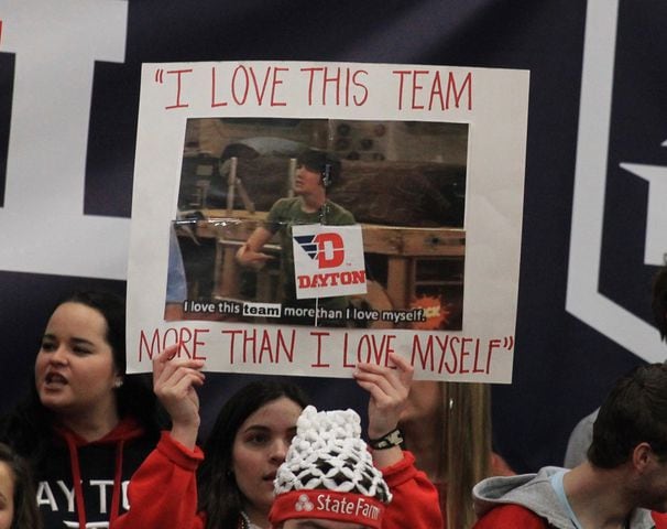 Photos: Signs at ESPN Gameday at Dayton