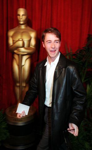 Edward Norton was nominated for a Best Supporting Actor Oscar in 1997 for his debut film work in "Primal Fear," a role first offered to Leonardo DiCaprio.