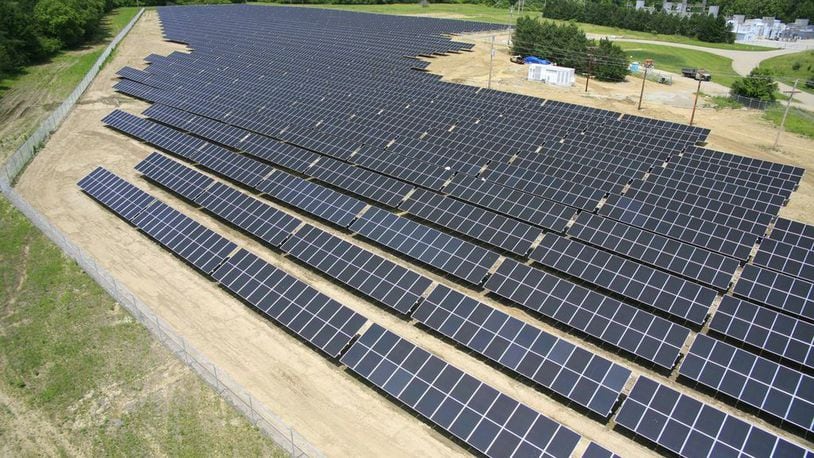 Dayton Power & Light’s Yankee solar panel array in Washington Twp. FILE