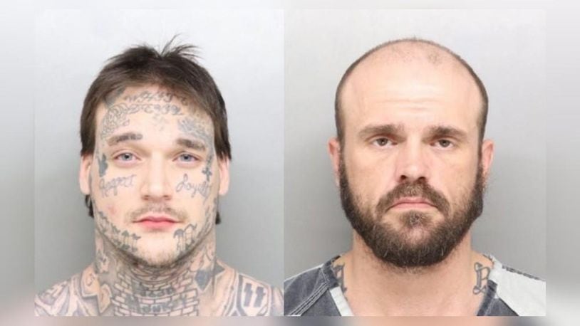 William J. Denny II and Dustin A. Hatfield Sr. were arrested Saturday. Neither are facing charges connected to the Trotwood homicide at this time.