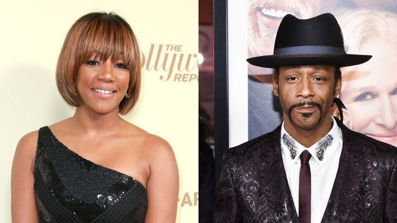 Katt Williams (right) criticized fellow comedian Tiffany Haddish in a radio interview Friday. (Photo by Rich Fury/Getty Images for The Hollywood Reporter, Rodin Eckenroth/Getty Images)