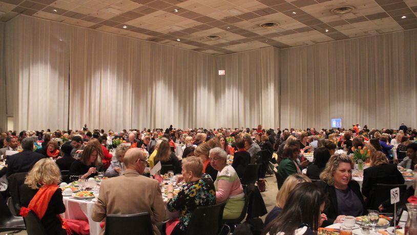About 800 people attended YWCA Dayton's 2019 Women of Influence Luncheon at the Dayton Convention Center on Thursday, March 21. Honoree were Cassie Barlow, Rabbi Karen Bodney-Halasz, Kim Duncan, Neenah Ellis,Sheri "Sparkle" Williams and 90-year-old  Chris Saunders. The Dayton Chapter of The Links, Incorporated received the lifetime achievement award.