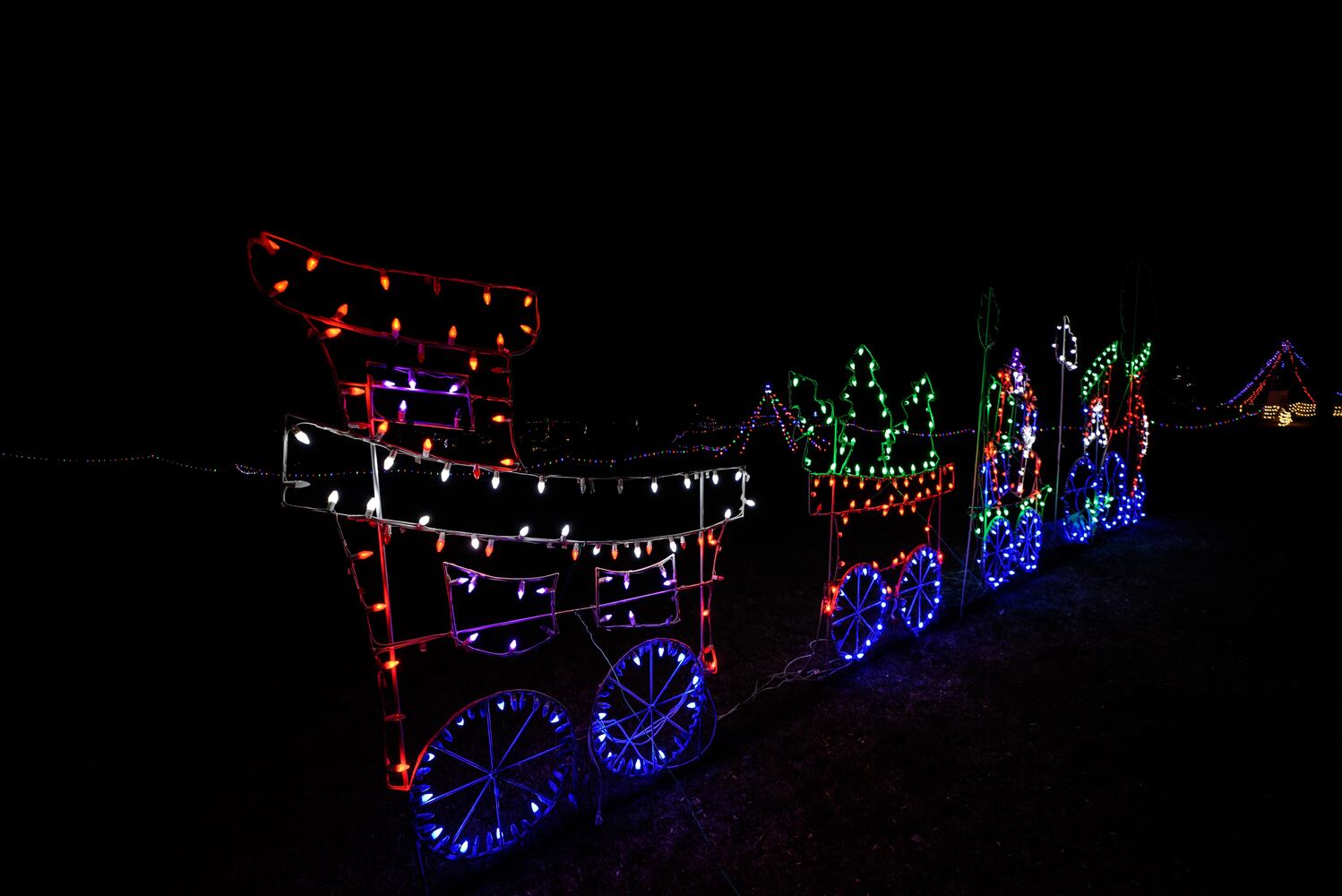 PHOTOS: Fort Saint Clair Whispering Christmas light display in Eaton