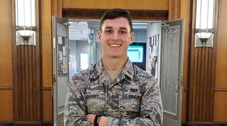 2nd Lt. Chad Cleary, a program manager with the Egress and Survival Branch, entered the Air Force after graduating from the U.S. Merchant Marine Academy. (U.S. Air Force photo/Brian Brackens)