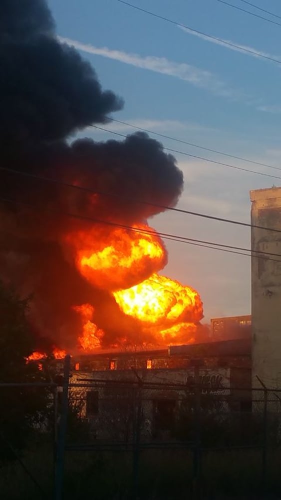 Downtown Dayton Fire
