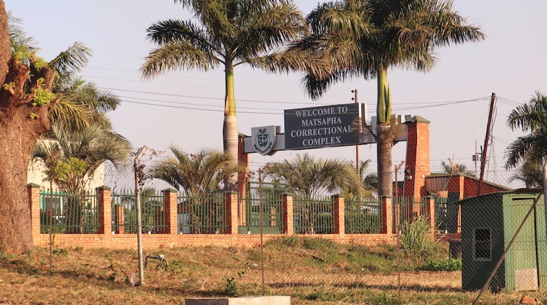 FILE - The Matsapha Correctional Complex is seen in Matsapha, near Mbabane, Eswatini, on Thursday, July 17, 2025. (AP Photo/File)