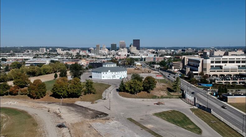 The former Montgomery County fairgrounds will be rebuilt into a new neighborhood, onMain. CHUCK HAMLIN